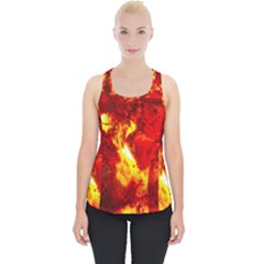 Bernstein Burning Stone Gem Piece Up Tank Top by Pakrebo