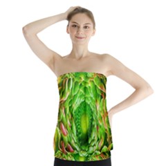 Ranunculus Blossom Bloom Nature Strapless Top by Pakrebo