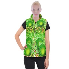 Ranunculus Blossom Bloom Nature Women s Button Up Vest