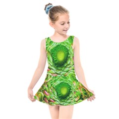 Ranunculus Blossom Bloom Nature Kids  Skater Dress Swimsuit by Pakrebo