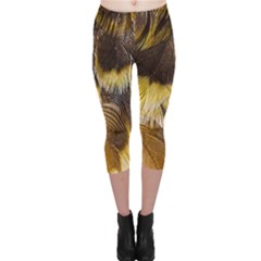 Wing Feather Bird Animal World Capri Leggings  by Pakrebo