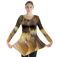 Wing Feather Bird Animal World Long Sleeve Tunic  by Pakrebo