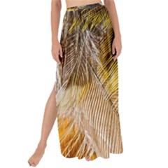 Wing Feather Bird Animal World Maxi Chiffon Tie-up Sarong by Pakrebo