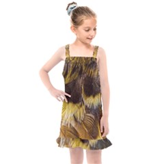 Wing Feather Bird Animal World Kids  Overall Dress by Pakrebo