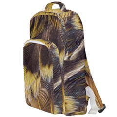 Wing Feather Bird Animal World Double Compartment Backpack by Pakrebo