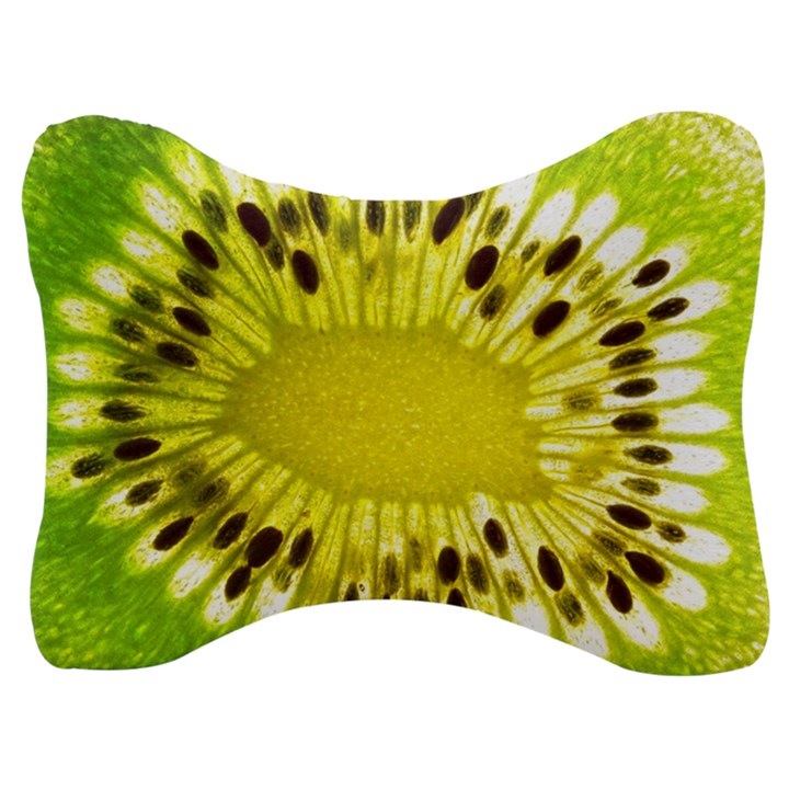 Kiwi Vitamins Eat Fresh Healthy Velour Seat Head Rest Cushion