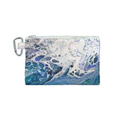 Paint Acrylic Paint Art Colorful Canvas Cosmetic Bag (small)