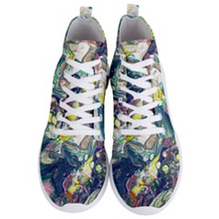 Paint Acrylic Paint Art Colorful Men s Lightweight High Top Sneakers by Pakrebo