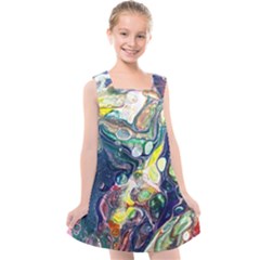 Paint Acrylic Paint Art Colorful Kids  Cross Back Dress