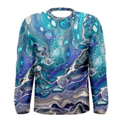 Paint Acrylic Paint Art Colorful Men s Long Sleeve Tee by Pakrebo