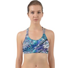 Paint Acrylic Paint Art Colorful Back Web Sports Bra by Pakrebo