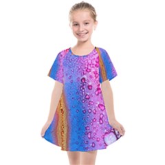 Art Abstract Background Color Kids  Smock Dress