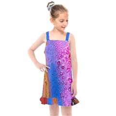 Art Abstract Background Color Kids  Overall Dress