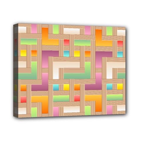 Abstract Background Colorful Canvas 10  X 8  (stretched)