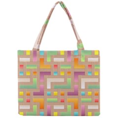 Abstract Background Colorful Mini Tote Bag