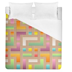 Abstract Background Colorful Duvet Cover (queen Size)