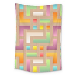 Abstract Background Colorful Large Tapestry