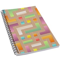 Abstract Background Colorful 5 5  X 8 5  Notebook