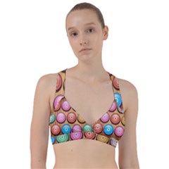 Background Colorful Abstract Brown Sweetheart Sports Bra