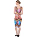 Background Colorful Abstract Brown Sleeveless Pencil Dress View4