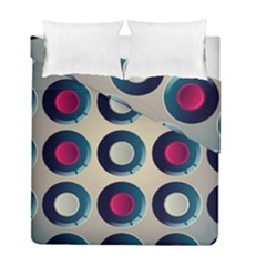 Background Colorful Abstract Duvet Cover Double Side (full/ Double Size) by HermanTelo