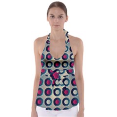 Background Colorful Abstract Babydoll Tankini Top