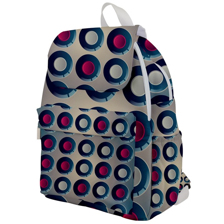 Background Colorful Abstract Top Flap Backpack