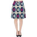 Background Colorful Abstract Velvet High Waist Skirt View1