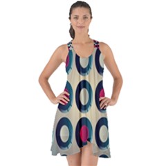 Background Colorful Abstract Show Some Back Chiffon Dress