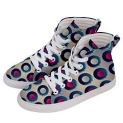 Background Colorful Abstract Men s Hi-top Skate Sneakers by HermanTelo