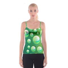 Background Colorful Abstract Circle Spaghetti Strap Top