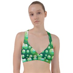 Background Colorful Abstract Circle Sweetheart Sports Bra