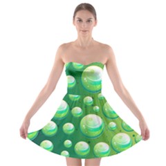 Background Colorful Abstract Circle Strapless Bra Top Dress by HermanTelo