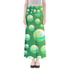 Background Colorful Abstract Circle Full Length Maxi Skirt