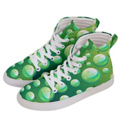 Background Colorful Abstract Circle Men s Hi-top Skate Sneakers