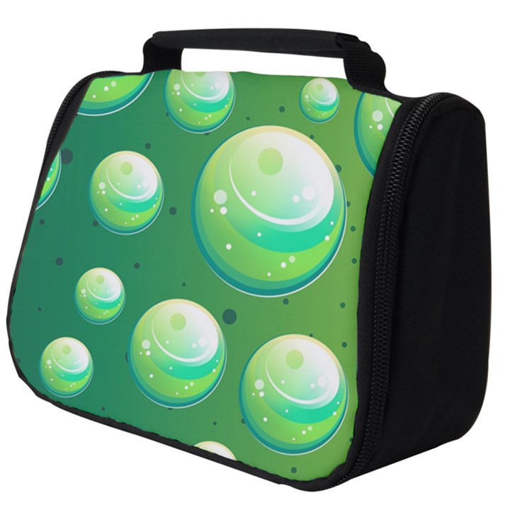 Background Colorful Abstract Circle Full Print Travel Pouch (Big)