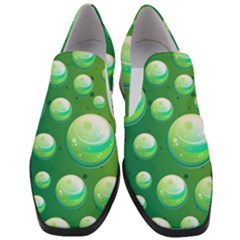 Background Colorful Abstract Circle Slip On Heel Loafers by HermanTelo