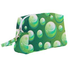 Background Colorful Abstract Circle Wristlet Pouch Bag (large) by HermanTelo