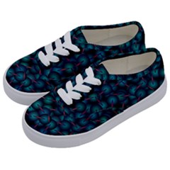 Background Abstract Textile Design Kids  Classic Low Top Sneakers