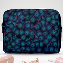 Background Abstract Textile Design Make Up Pouch (large)