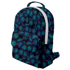 Background Abstract Textile Design Flap Pocket Backpack (small)