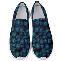 Background Abstract Textile Design Men s Slip On Sneakers