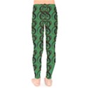 Abstract Pattern Graphic Lines Kids  Legging View2