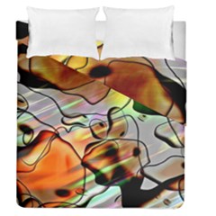 Abstract Transparent Drawing Duvet Cover Double Side (queen Size)