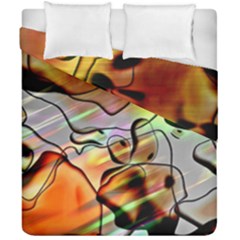 Abstract Transparent Drawing Duvet Cover Double Side (california King Size)