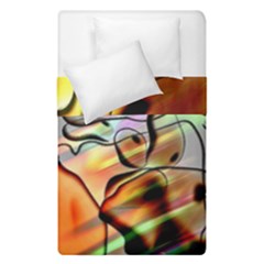 Abstract Transparent Drawing Duvet Cover Double Side (single Size) by HermanTelo