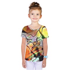 Abstract Transparent Drawing Kids  One Piece Tee