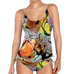 Abstract Transparent Drawing Tankini Set by HermanTelo