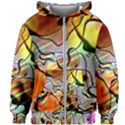 Abstract Transparent Drawing Kids  Zipper Hoodie Without Drawstring View1