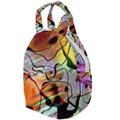 Abstract Transparent Drawing Travel Backpacks